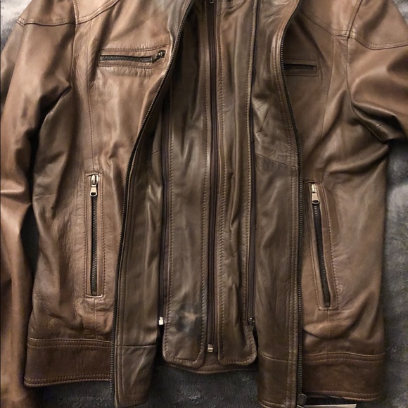 Men’s Italian leather jacket. M. NWT. - Picture 13 of 13